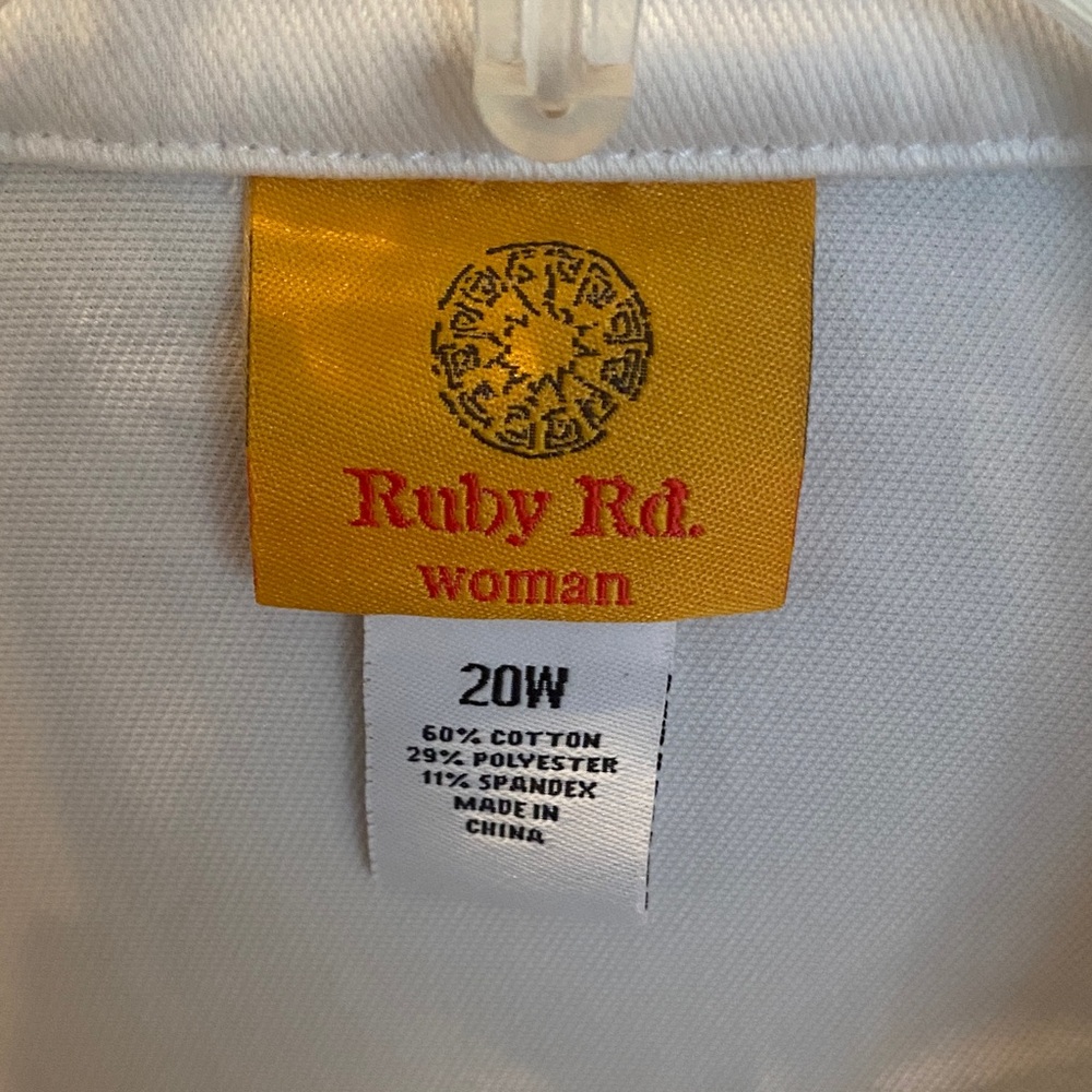Ruby Rd. White Jacket - Picture 2 of 4